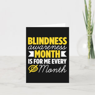 Blindness For Blind People Blind Person Braille Re Card