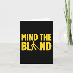 Blindness For Blind People Blind Person Braille Re Card