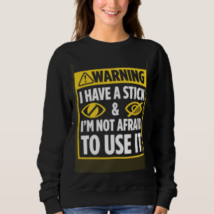 Blindness For Blind People Blind Person Braille Re Sweatshirt