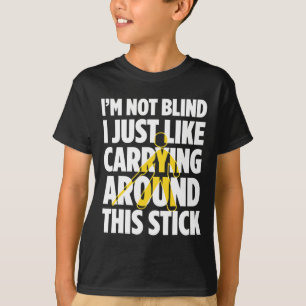 Blindness For Blind People Blind Person Braille Re T-Shirt