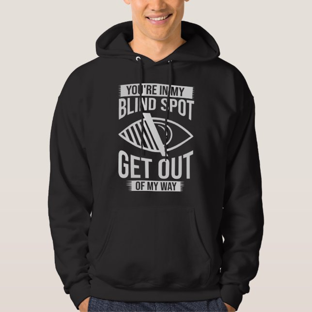 Blindness For Blind People Braille Hoodie (Front)