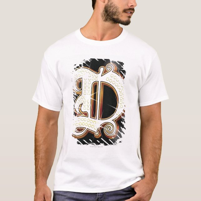 Bling alphabet D T-Shirt (Front)