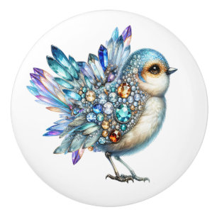 Bling Birds Theme Ceramic Knob