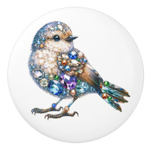 Bling Birds Theme Ceramic Knob