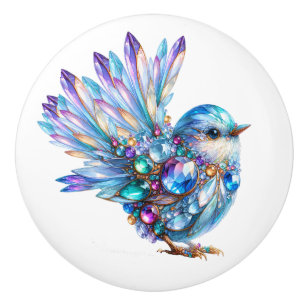 Bling Birds Theme Ceramic Knob