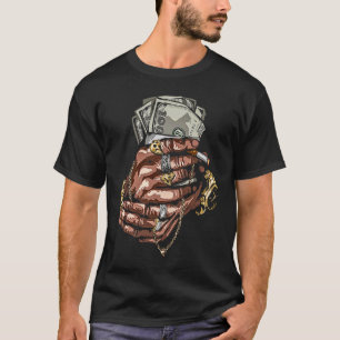 bling bling chains costume vintage jewellery rap T-Shirt