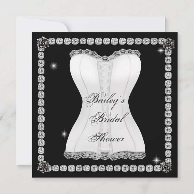 BLING BRIDAL Shower Invitation (Front)