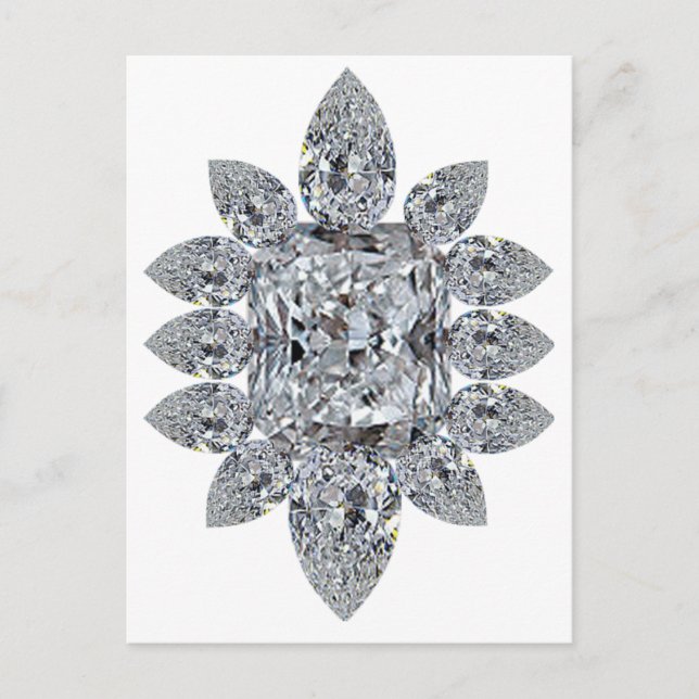 Bling Brooch Postcard (Front)