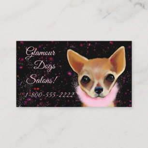 Bling Chihuahua Business Card