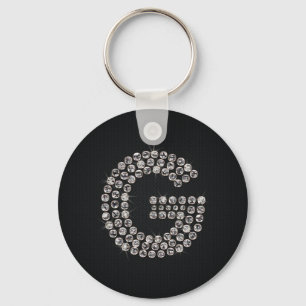 bling - G Key Ring