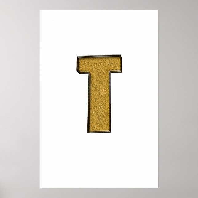 Bling Gold T Poster (Front)