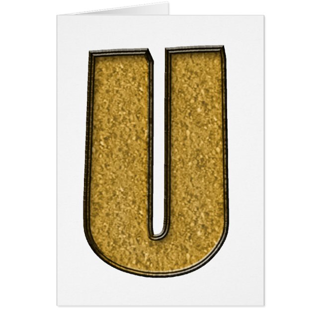 Bling Gold U (Front)