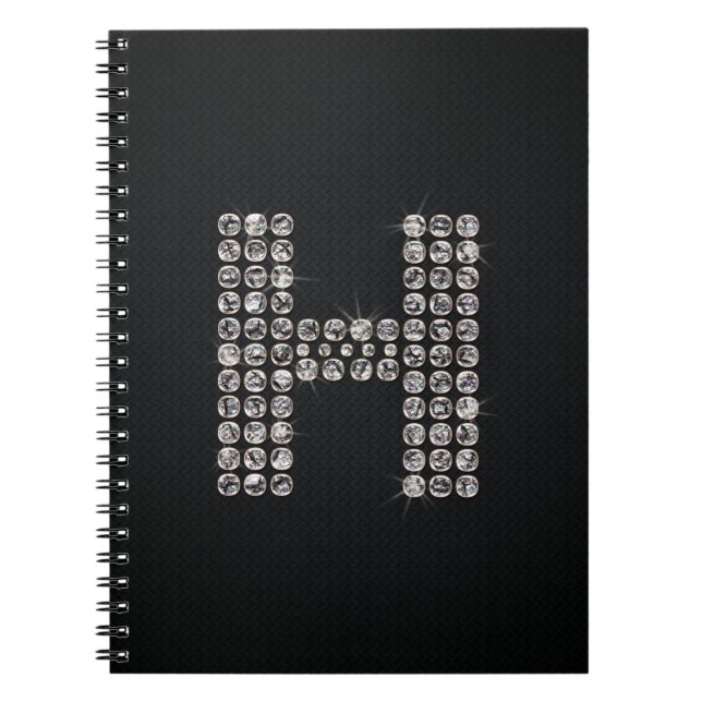 bling - H Spiral Notebook (Front)