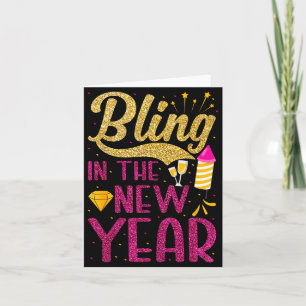 Bling In The New Year New Years Eve Party For Wome Card