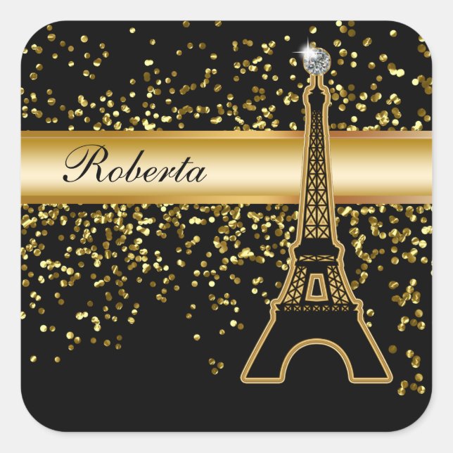 Bling Monogram Stickers (Front)