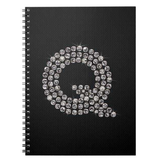 bling - Q Spiral Notebook (Front)