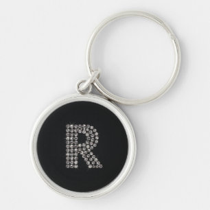 bling - R Key Ring