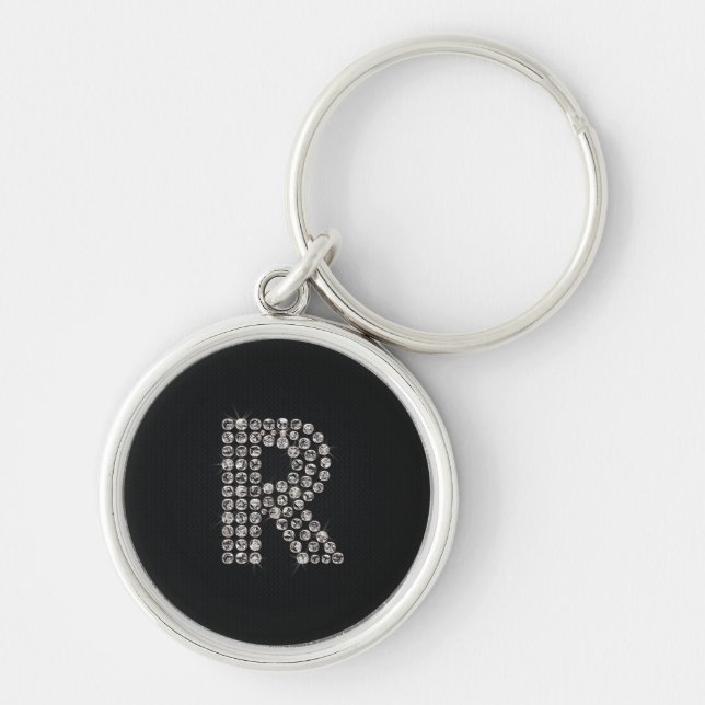 bling - R Key Ring (Front)