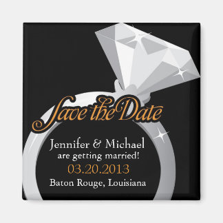 Bling Ring Save the Date Magnet