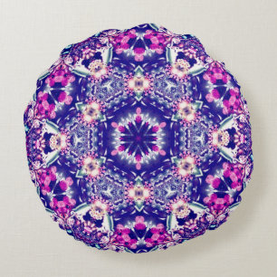 BLING! Round cushion green pink blue white 3D
