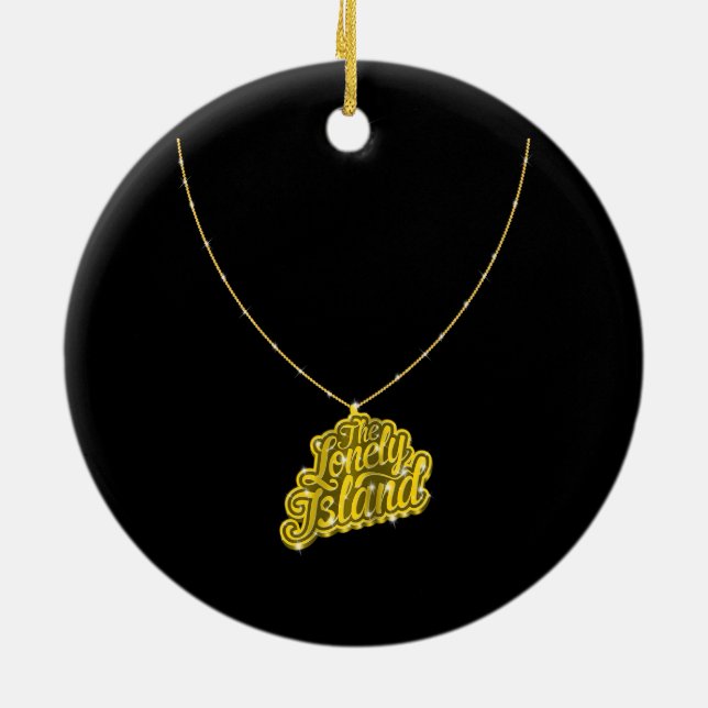 Bling Small Ceramic Tree Decoration (Back)