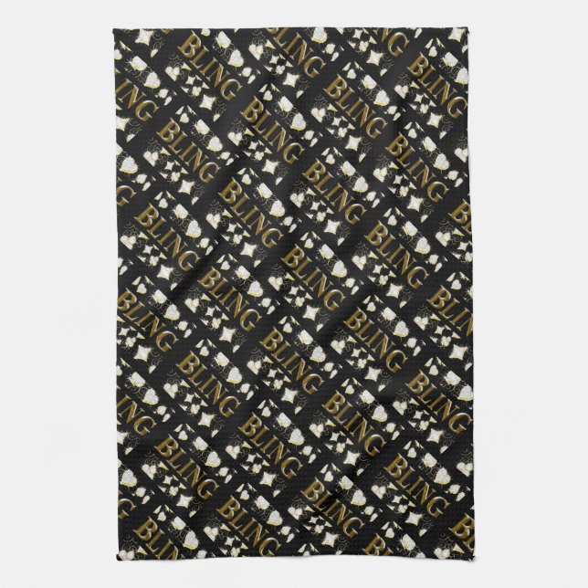 BLING TEA TOWEL (Vertical)