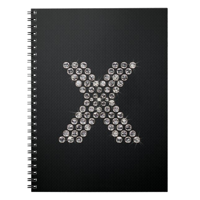 bling - X Spiral Notebook (Front)