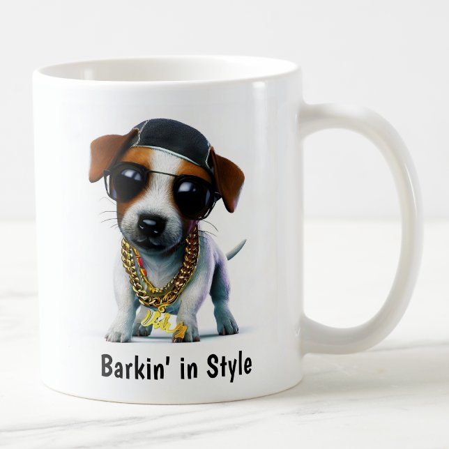 Blinged-Out Jack Russell Terrier Coffee Mug (Creator Uploaded)