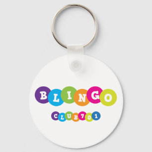 BLINGO Button Key Ring