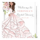 Blingy Glamour Bride Bridal Shower Welcome Sign