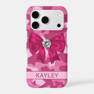 Blingy Pink Camouflage Personalised