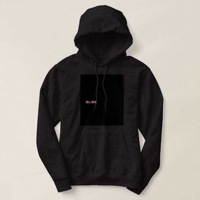 BLINK- Blackpink Backpack Hoodie (Design Front)