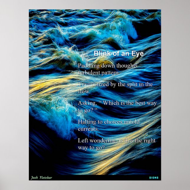 Blink of an Eye Poster (Front)