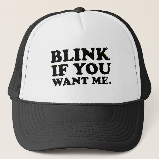 blink trucker hat (Front)