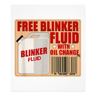 Blinker Fluid Idiot Gag gift shirt for Mechanics i Photo Print