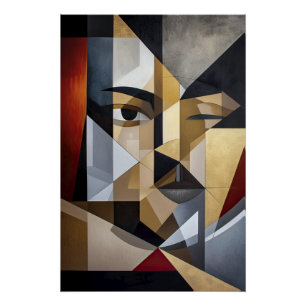 Blinking Abstraction Poster