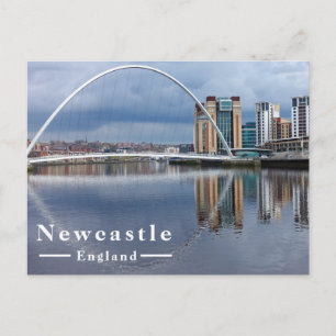 Blinking Eye Bridge Newcastle England Holiday Postcard