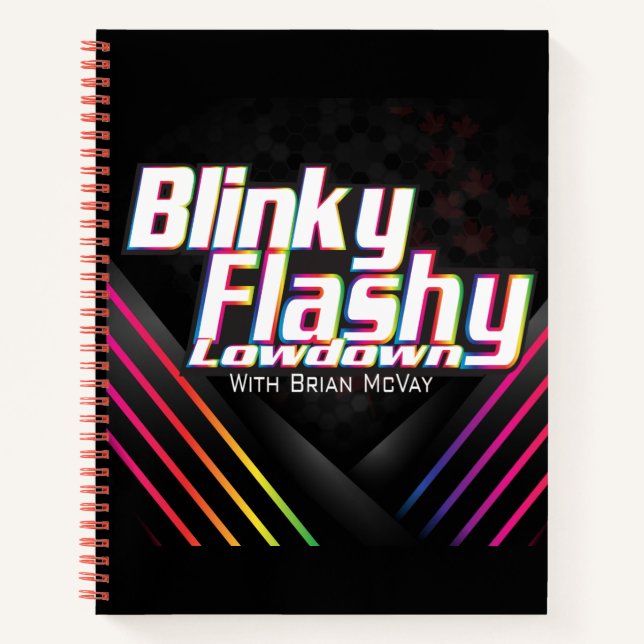 Blinky Flashy NOTEBOOK (Front)
