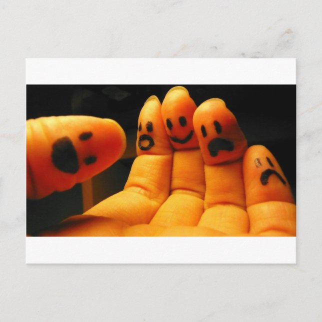 Bliss:Awe:Delight:Fear:Sorrow Postcard (Front)