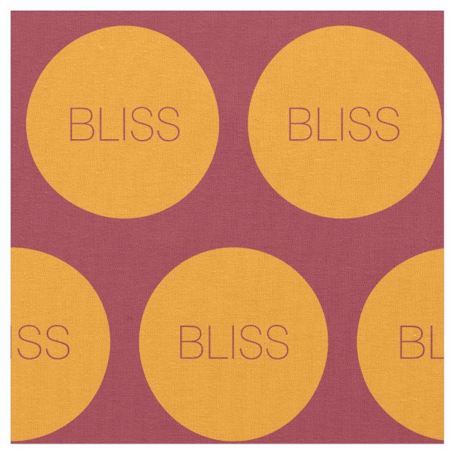 BLISS Polka Dot Pattern Fabric (Close Up)