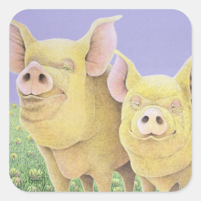 Bliss Square Sticker (Front)