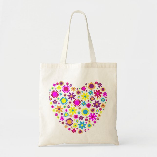 Blissful Blossoms Tote Bag (Front)