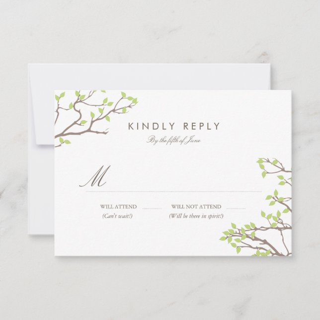 Blissful Branches RSVP (Front)