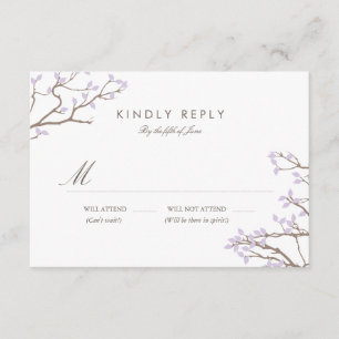 Blissful Branches RSVP Card