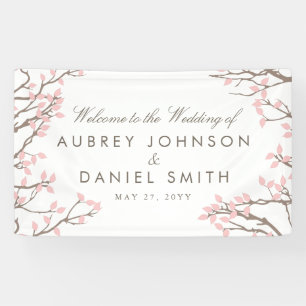 Blissful Branches Wedding Banner