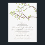 Blissful Branches Wedding Invitation<br><div class="desc">Elegant tree branch design by Shelby Allison that's perfect for an outdoor or rustic themed wedding. Click the link below to the Blissful Branches collection to view rsvp cards,  postage stamps,  labels and other matching items. More colour options available in the Origami Prints shop.</div>