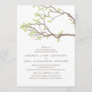 Blissful Branches Wedding Invitation