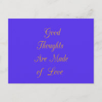 Blissful Reflections: Good Thoughts of Love