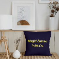 Blissful Slumber With Cat Personalised Pet Dreams