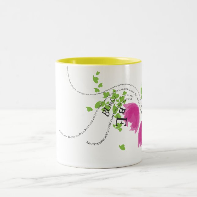 Blissful Two-Tone Coffee Mug (Center)